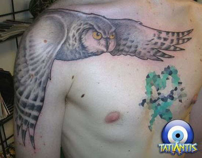 owl tattoo, Tattoo Design