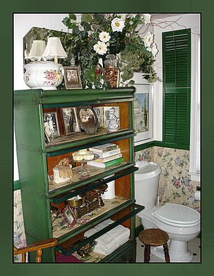 American Cottage Antiques: Vintage Inspired Powder Room