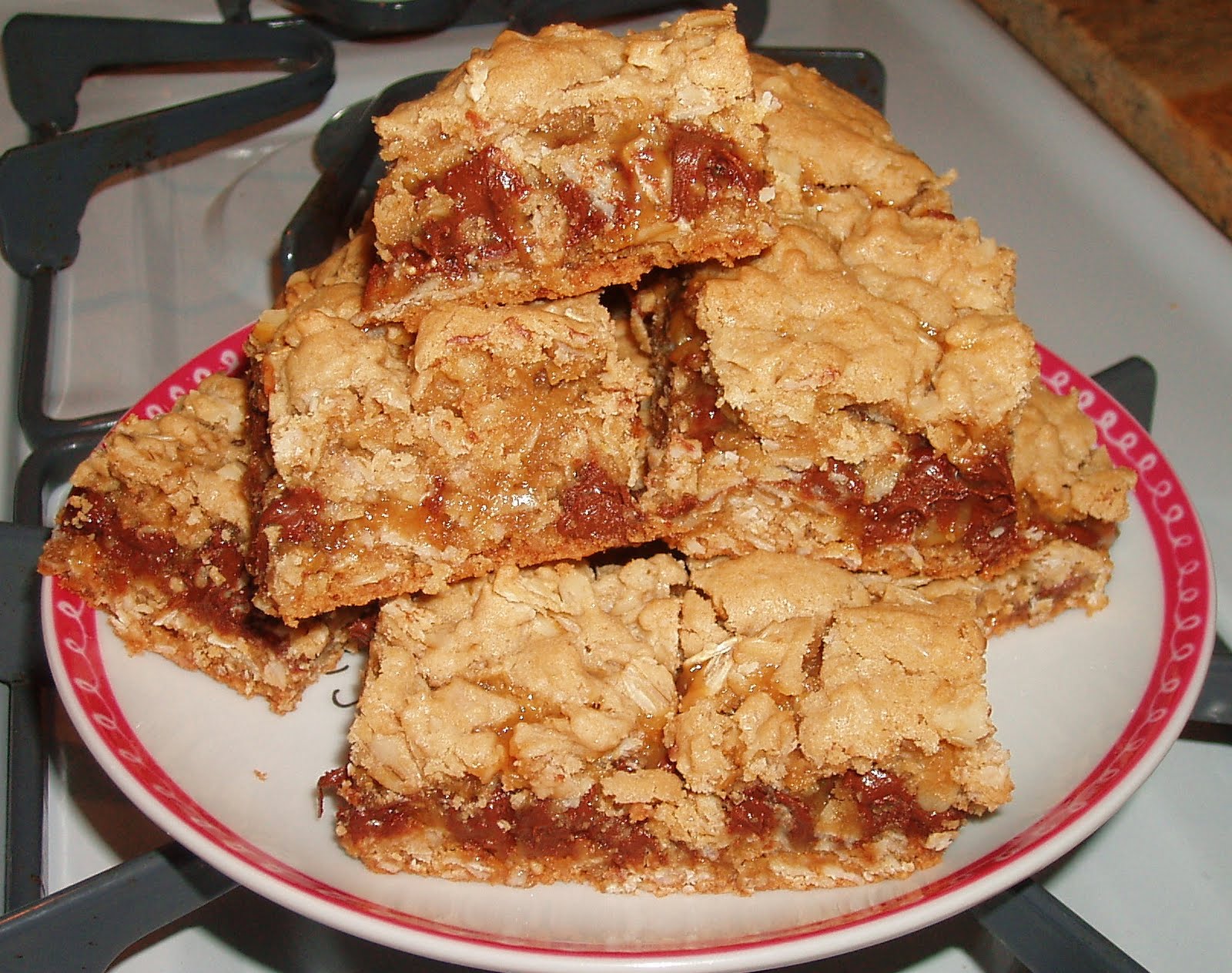 The Pastry Chef's Baking Oatmeal Caramel Bars
