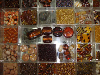 brown beads