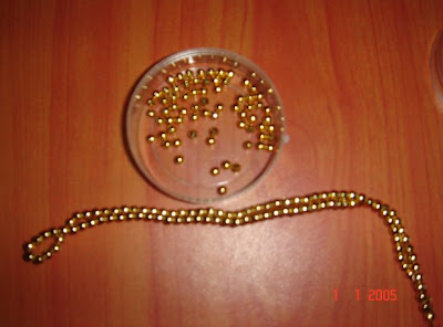 Gold beads