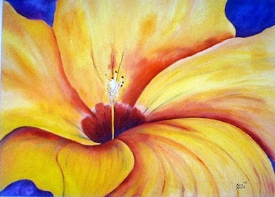 Hibiscus in Yellow
