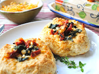 Scones With Spinach, Feta And Sun-dried Tomatoes