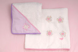 Toallones con Capucha Nena - 0.80 x 0.80
