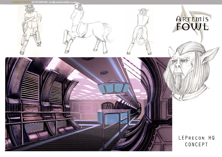Concept visual and character design for ARTEMIS FOWL