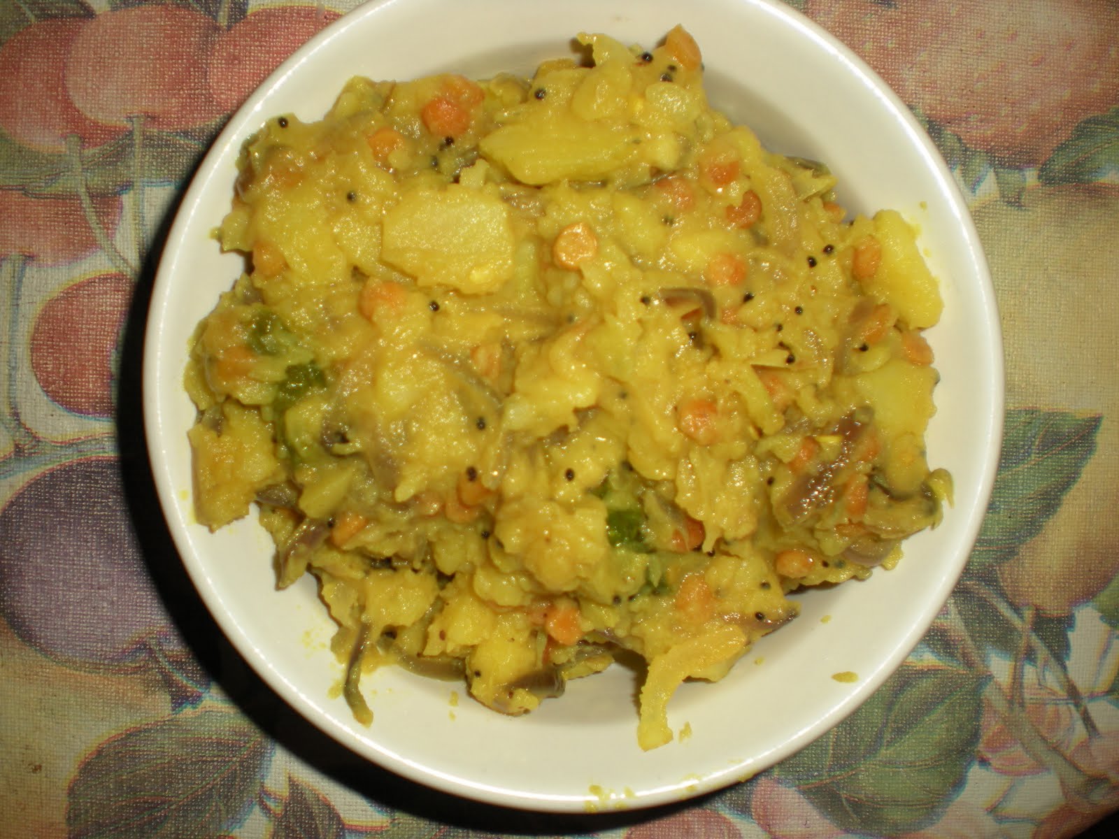 Ushamadhavans Kitchen Simple Potato Curry For Chapathi
