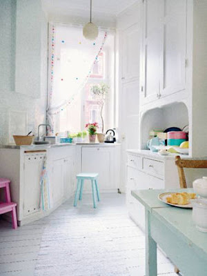 Sweet Color Kitchen Interior Designs 
