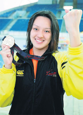 BANGSA MALAYSIA: Swimmer Khoo Cai Lin Shattered Three National Records
