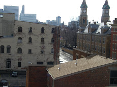 The view looking south from the roof