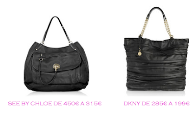 Tienda online: Net-a-porter: Shopping bag: See by Chloé 315€ vs DKNY 199€