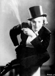  Marlene Dietrich, estilo masculino