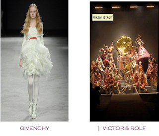 Un diseño pasarela y la puesta en escena de un desfile. Danza más que moda. Givenchy - Victor&Rolf