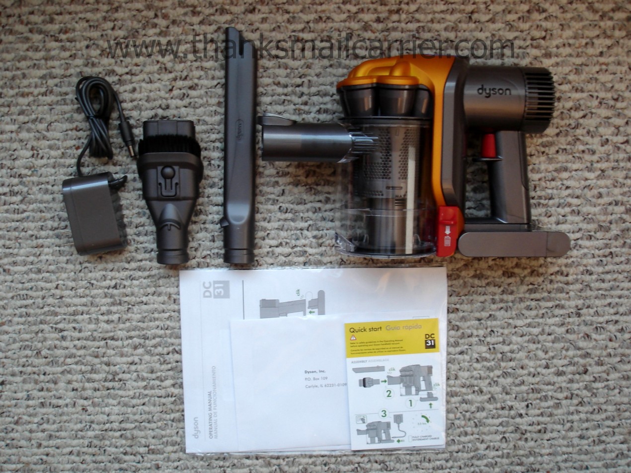 Thanks, Mail Carrier | Checking Our List: Dyson DC31 Handheld Vacuum ...