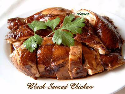 black sauce chicken