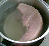 boiling the pork