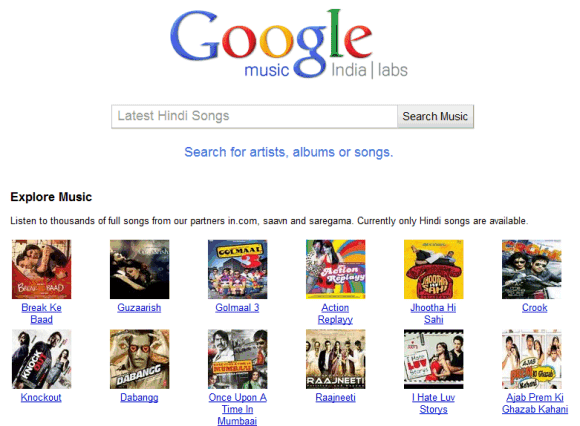 Picture: google music search India online | google music india, google music, latest hindi songs
