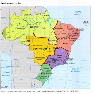 Geografia: Brasil - grandes regioes