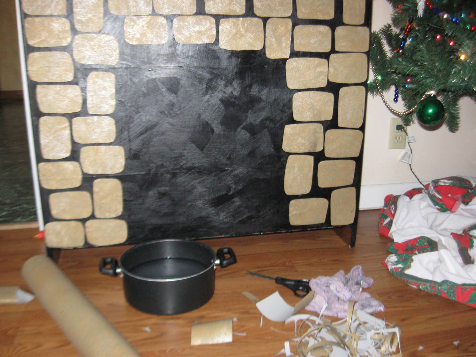 Fireplace Out Of Construction Paper Fireplace World
