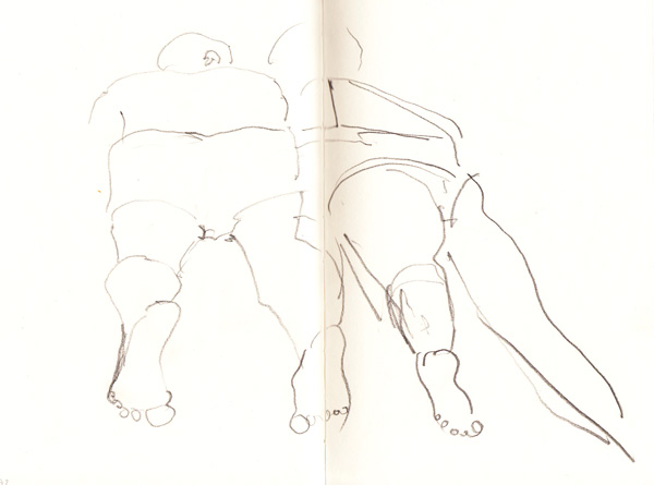 artworkdiary Menschen von hinten