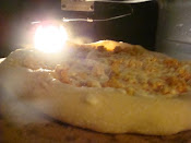 Pizza in home oven