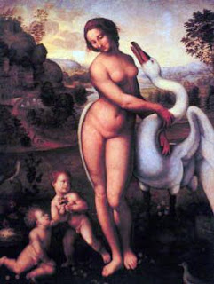 Leda y el cisne, Leonardo da Vinci