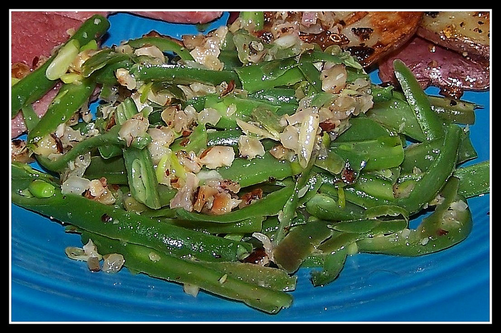 OllaPodrida French Cut Green Beans with Hazelnut Butter