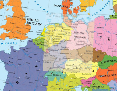 Eumanismo: Mapa de Europa sin Alemania