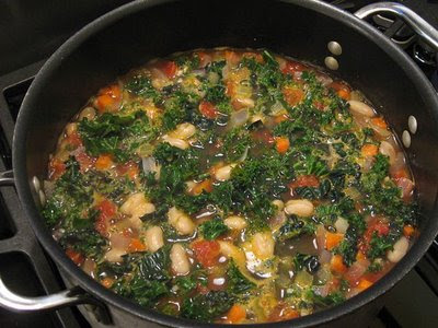 Foods For Long Life: Vegan or Vegetarian Tuscan Bean Soup with Kale and ...