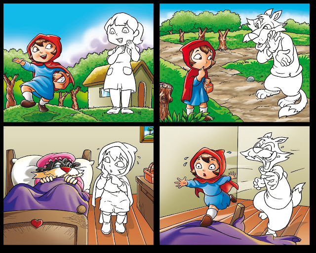 Dibujo del cuento de caperucita roja Imagui Dibujo del cuento de caperucita roja Imagui