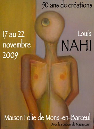 Exposition " 50 ans de créations "  au Fort de Mons-en-Barœul (Maison Folie) 17 au 22 novembre 2009