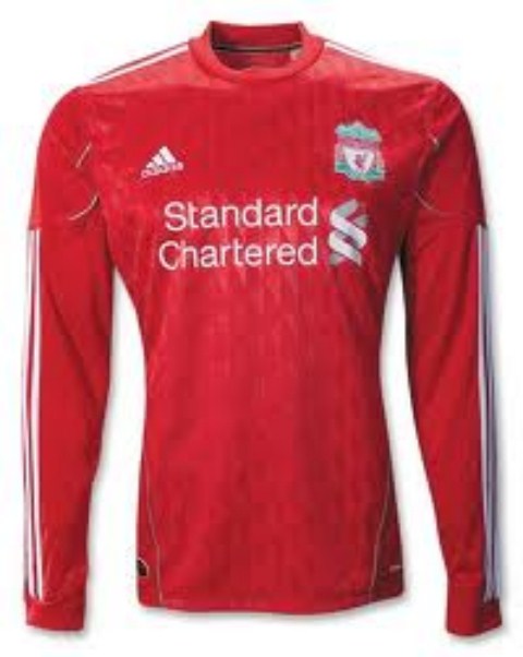 Liverpool Kit Long Sleeve 2010/2011 | Manchester City Wallpaper