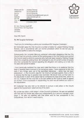 leicester city council parking contact number