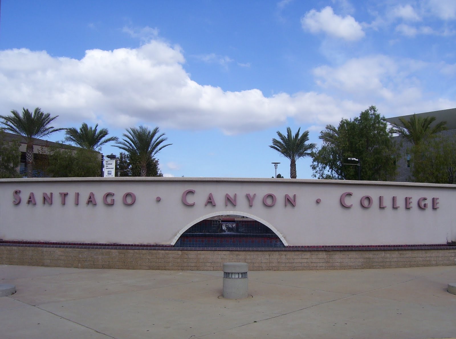 Santiago Canyon College Campus Map Map