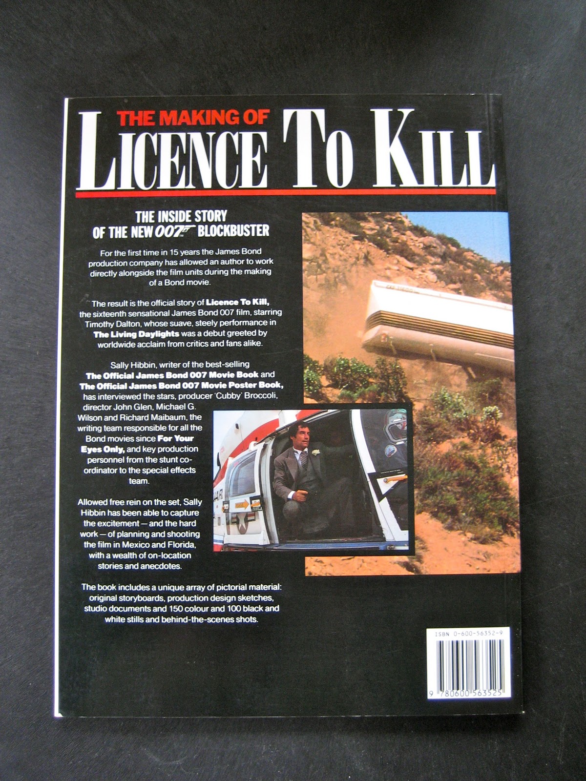 James Bond Collectibles The Making of 'Licence To Kill'