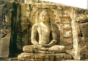 13th Century Buddha statue in Polonnaruwa