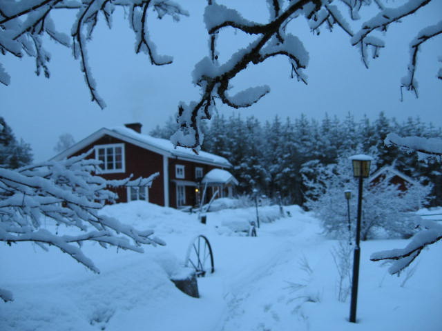 Vårt Cafe i vinterskrud