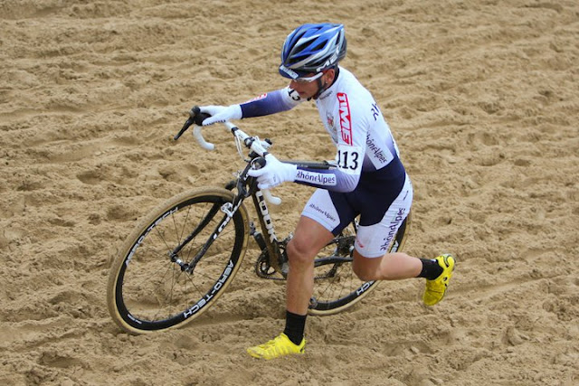 cyclocross dans le sable