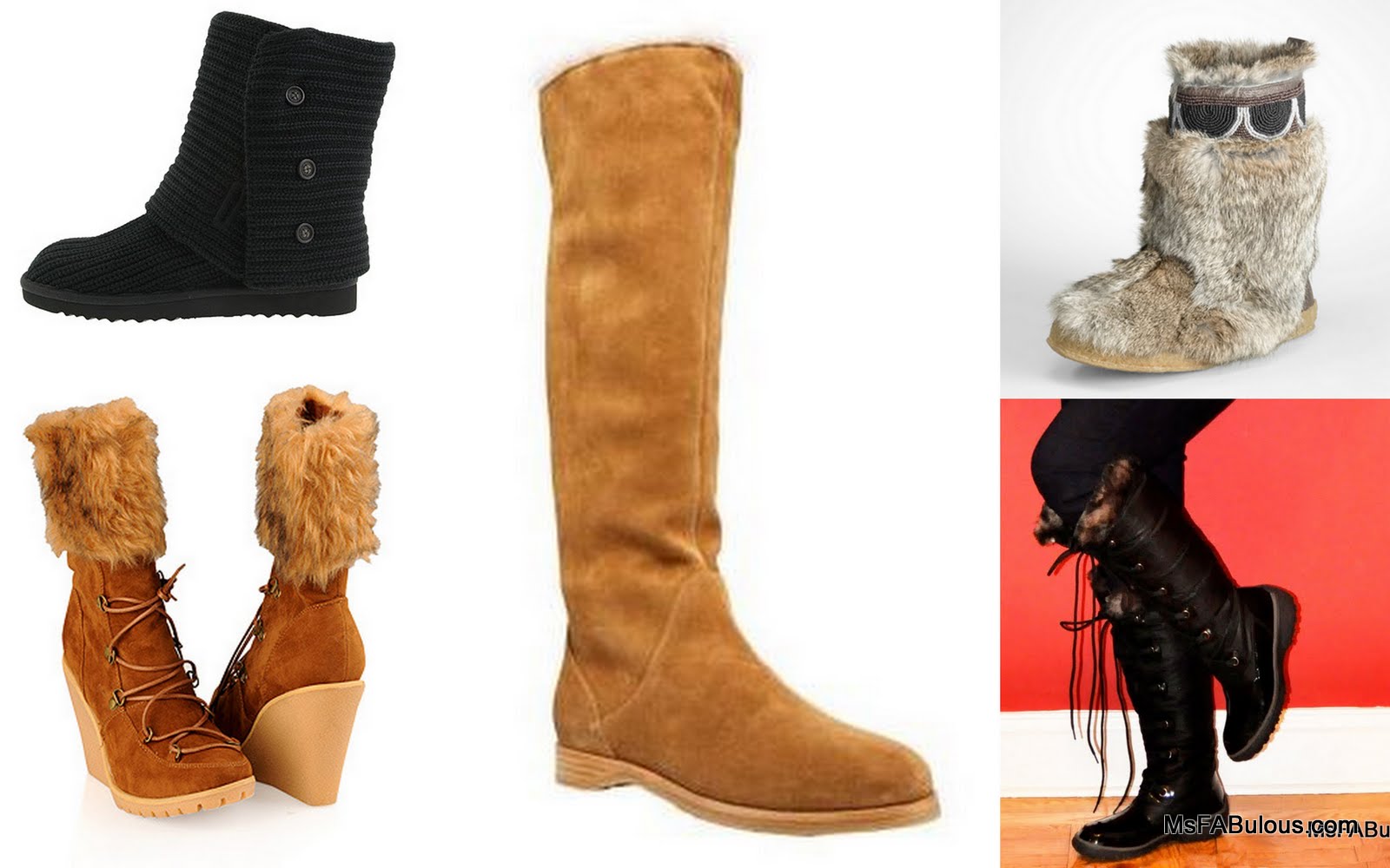 MS. FABULOUS: Furry Boots Round-Up - Jimmy Choo, Tory Burch, Cougar ...