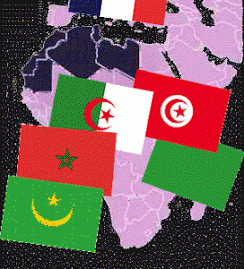 خريطة المغرب العربي الكبير