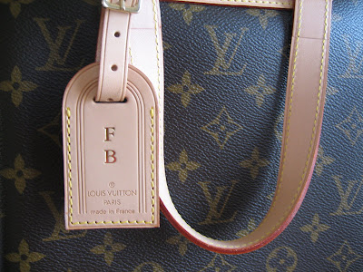 Heat stamp LV Luggage Tag #LV #LouisVuitton #luggagetag #MG