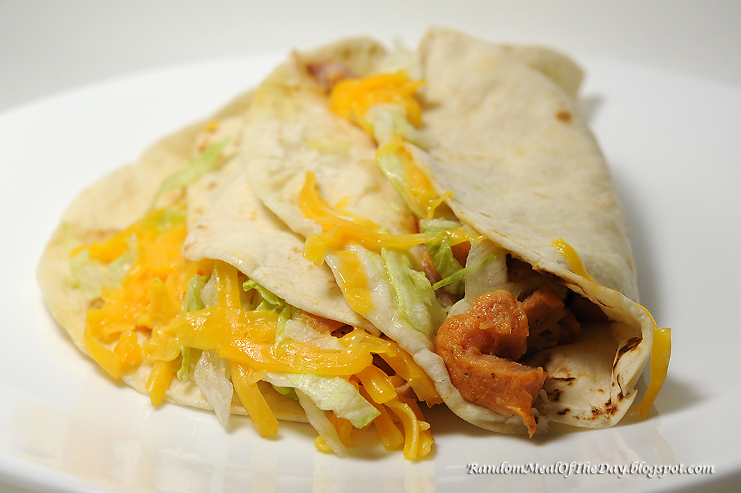 Random Meal Of The Day Taco Bell Chicken Soft Taco-8114
