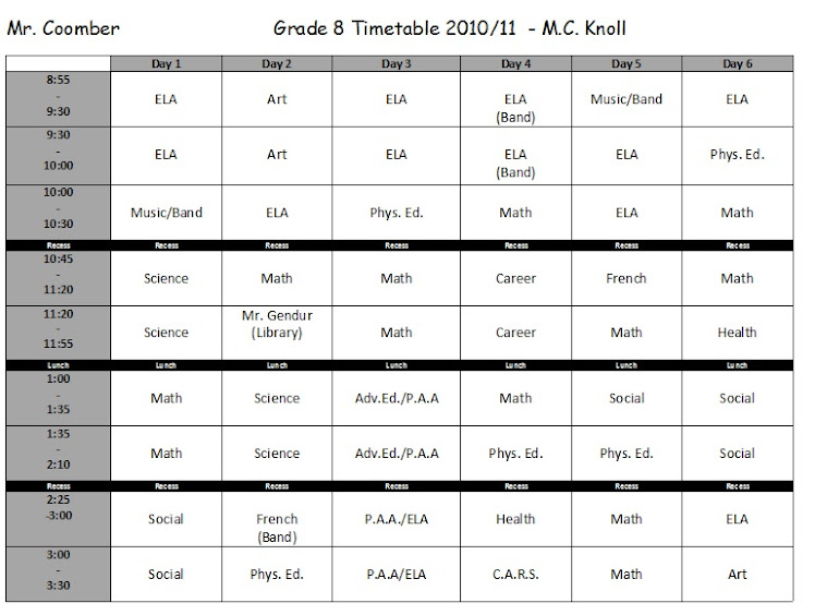 Grade 8 Template
