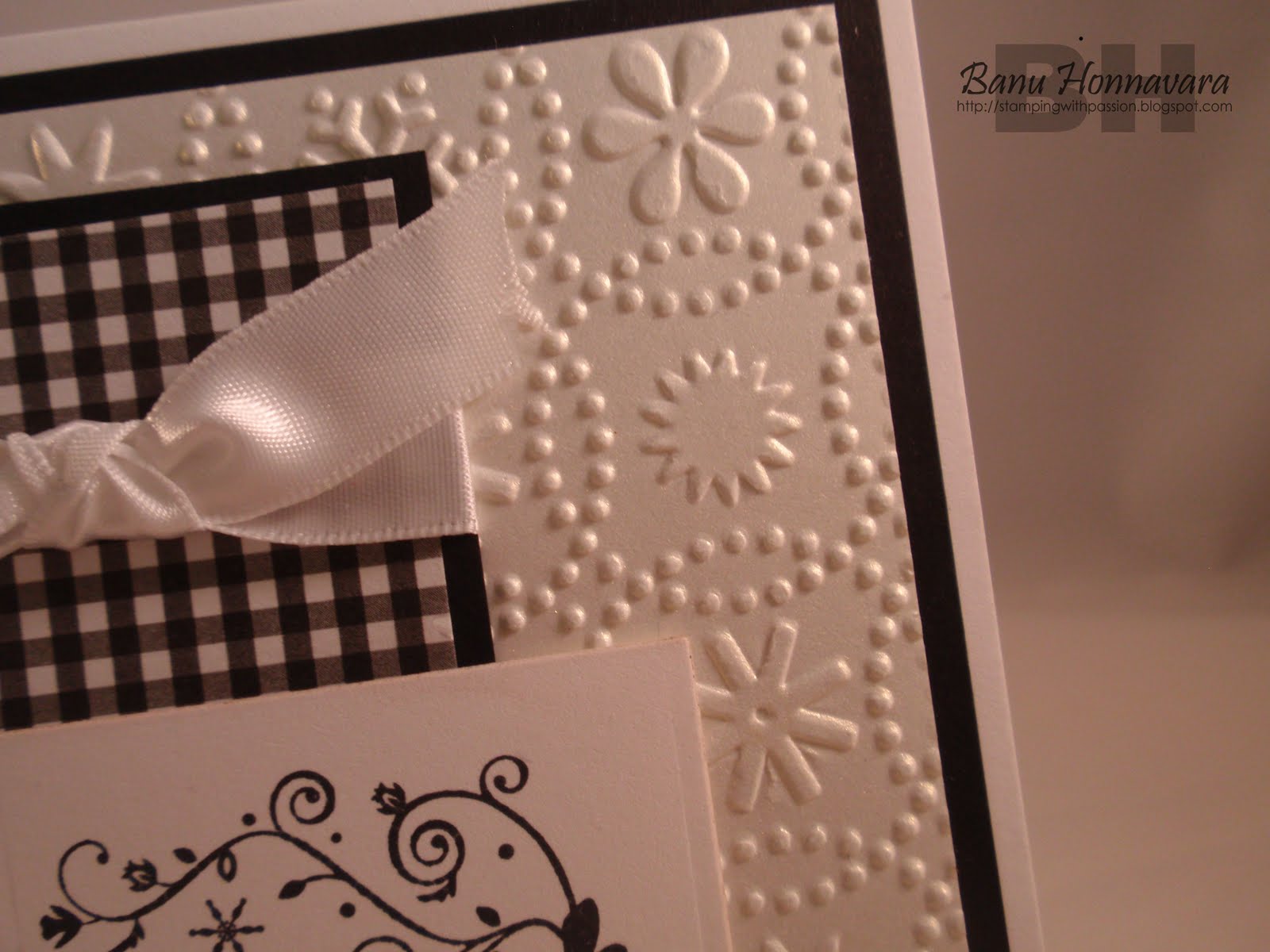 Stamping with Passion: Black and White Christmas Cards