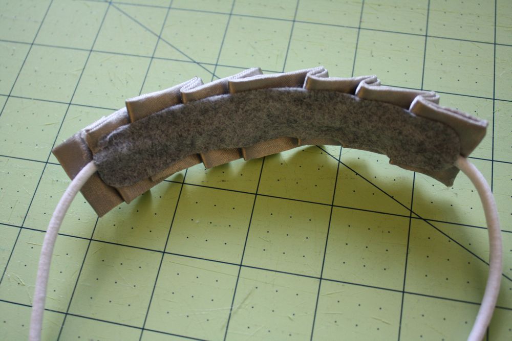 pleated headband tutorial