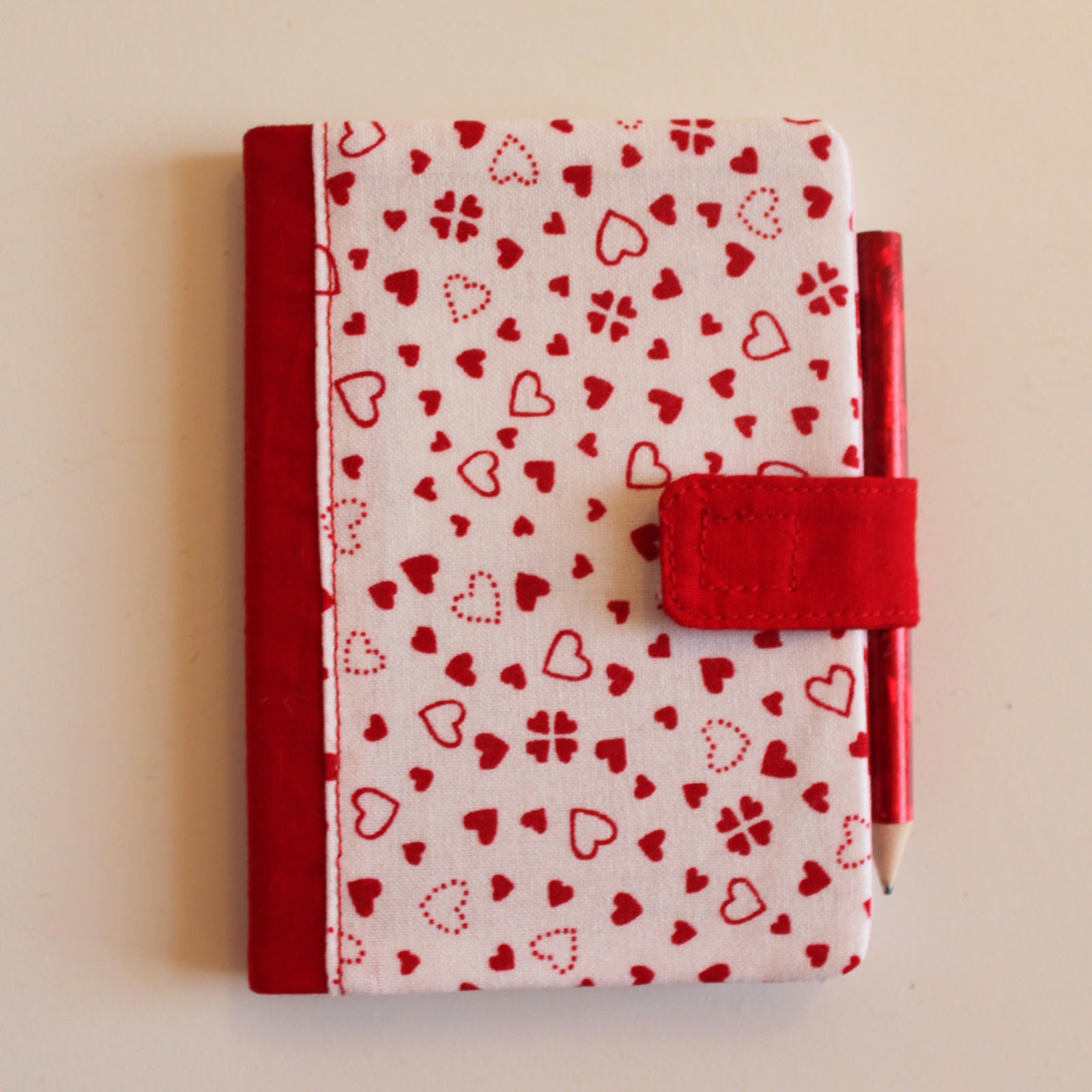 valentines day covered notebooks