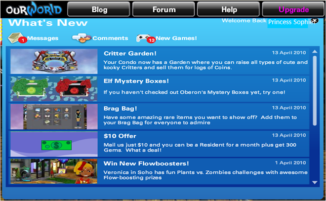 ourworld updates!!!!