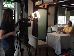 Filming at the Bear