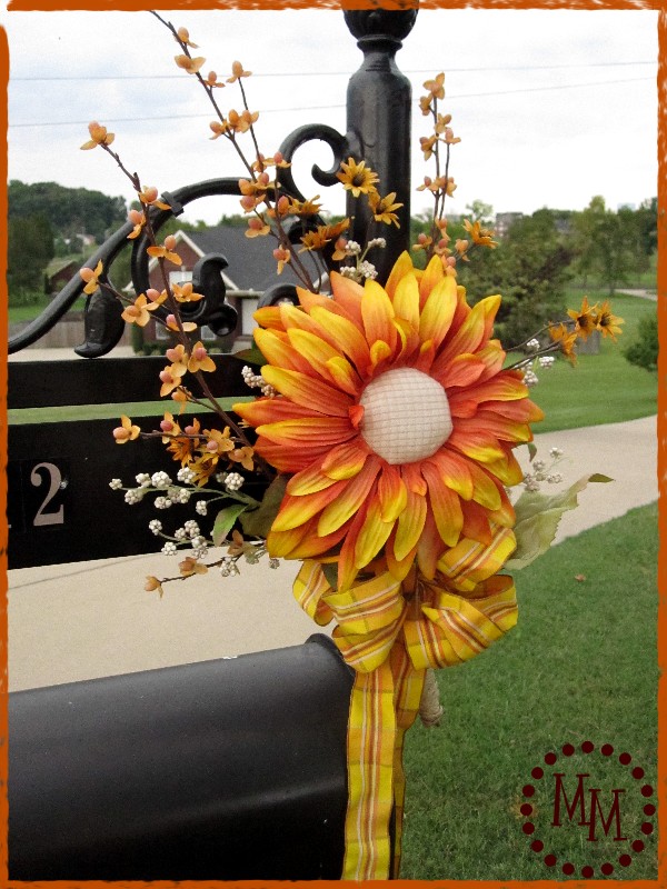 Very Special Fall Mailbox Decor The Scrap Shoppe