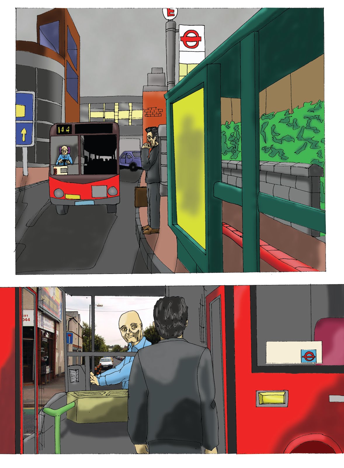 James Mathurin Art: 'Yawn' comic