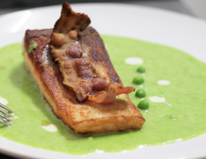 EAT with Mary and Monica Gordon Ramsay's Salmon in Mint Pea Puree